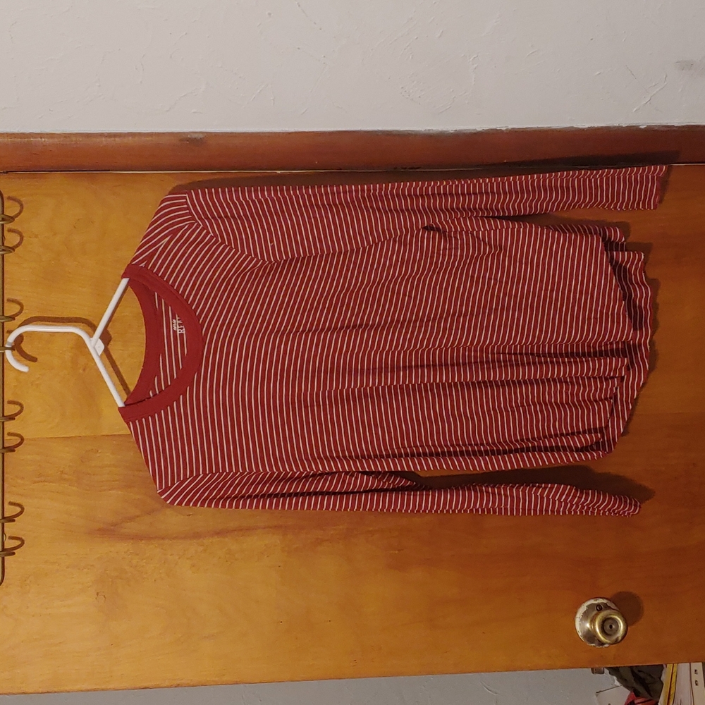 Aerie Real Soft Striped Long Sleeve Tee